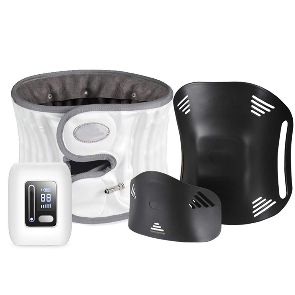 Faja Lumbar Fitness, cinturón de Soporte de Cintura Inflable, para tracción de Hernia de Disco Lumbar, tensión Muscular Lumbar, con Controlador de inflador Inteligente,B,M
