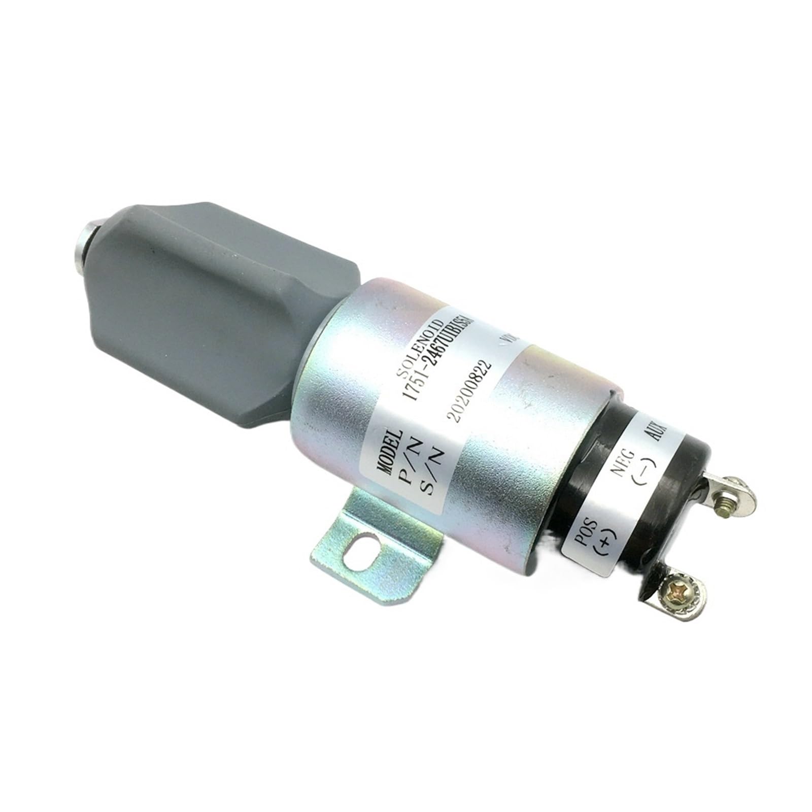 DLTBYWAQZ Flameout Switch 5I-7518 Applies to S6K Engine Solenoid Valve 1751-2467UIBIS5A 12V/24V(12V)