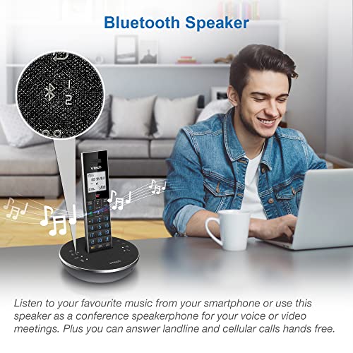 image for VTech LS6381-2 Bluetooth Speaker with Echo Cancellation, Noise Reducti