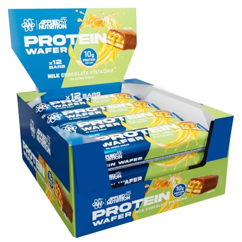Image of Applied Nutrition Protein Wafer Bar Milk Chocolate Pistachio
