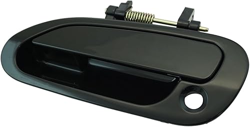 Miniatura 199 de TRQ Manija de puerta exterior delantera izquierda plateada para el lado del conductor compatible con Nissan 370Z 2009-2017