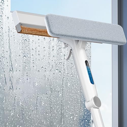 Cabezal telescópico para lavado de ventanas domésticas con rociador y barra de 127 cm 6