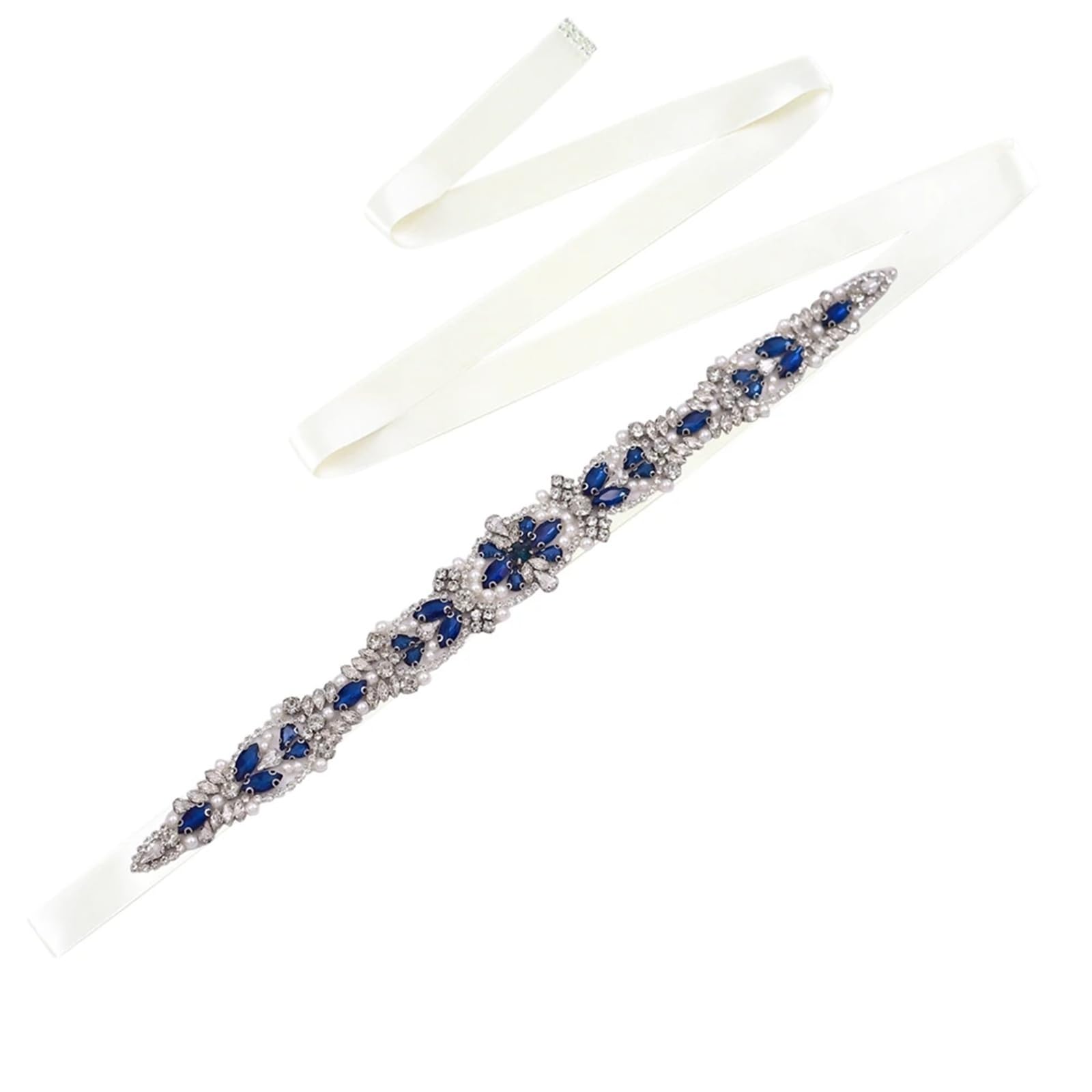 Cinturones Mujer Cinturón de boda con perlas de diamantes de imitación, faja nupcial cosida a mano, decoración de cintura for vestido de banquete, vacaciones