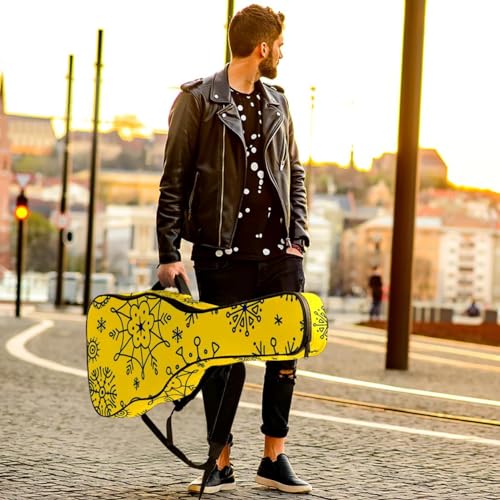 Housse imperméable en tissu Oxford pour guitare acoustique avec bandoulière et poches Motif colibri 109 x 42,9 x 11,9 cm, Multicolore 4., 42.9×16.9×4.7 in, Sac de transport tendance pour guitare - Les Beatles, Paul McCartney, John Lennon, RIngo Starr, George Harrison Housse imperméable en tissu Oxford pour guitare acoustique avec bandoulière et poches Motif colibri 109 x 42,9 x 11,9 cm, Multicolore 4., 42.9x16.9x4.7 in, Sac de transport tendance pour guitare – Image 7