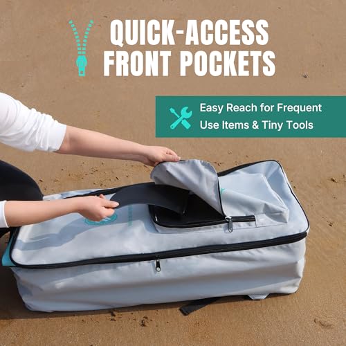 Image of niphean Paddle Board Backpack with Wider Shoulder Straps, 100L Extra-Large Capacity Inflatable Paddle Board Bag, Paddleboard Bag with Ergonomic Support for Comfortable Carrying