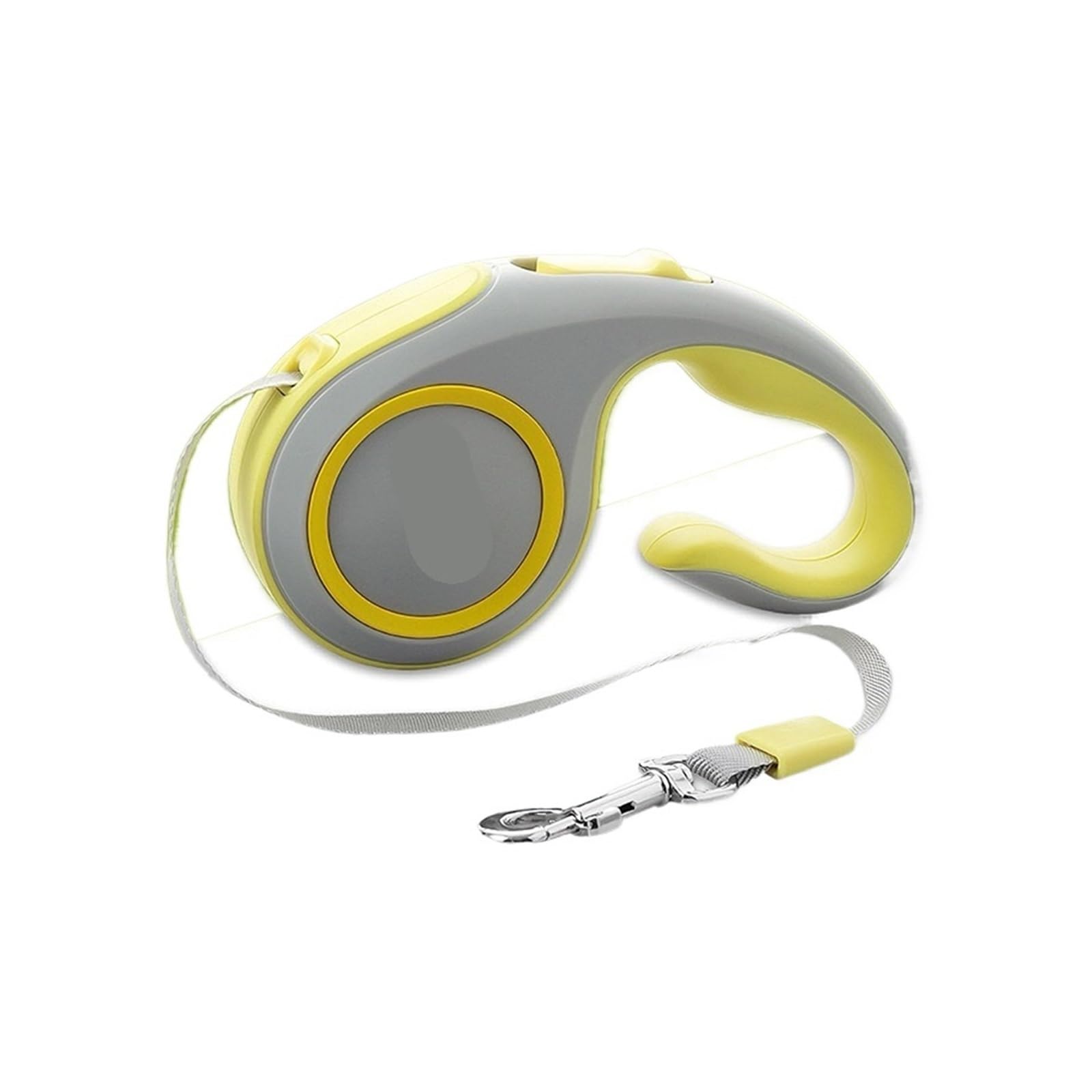 Genérico Correa retráctil automática for Perros de 3/5 m, Cuerda Extensible for Viajes al Aire Libre, Caminatas, Senderismo, pequeños, Correa tracción for Gatos(Yellow,5M)