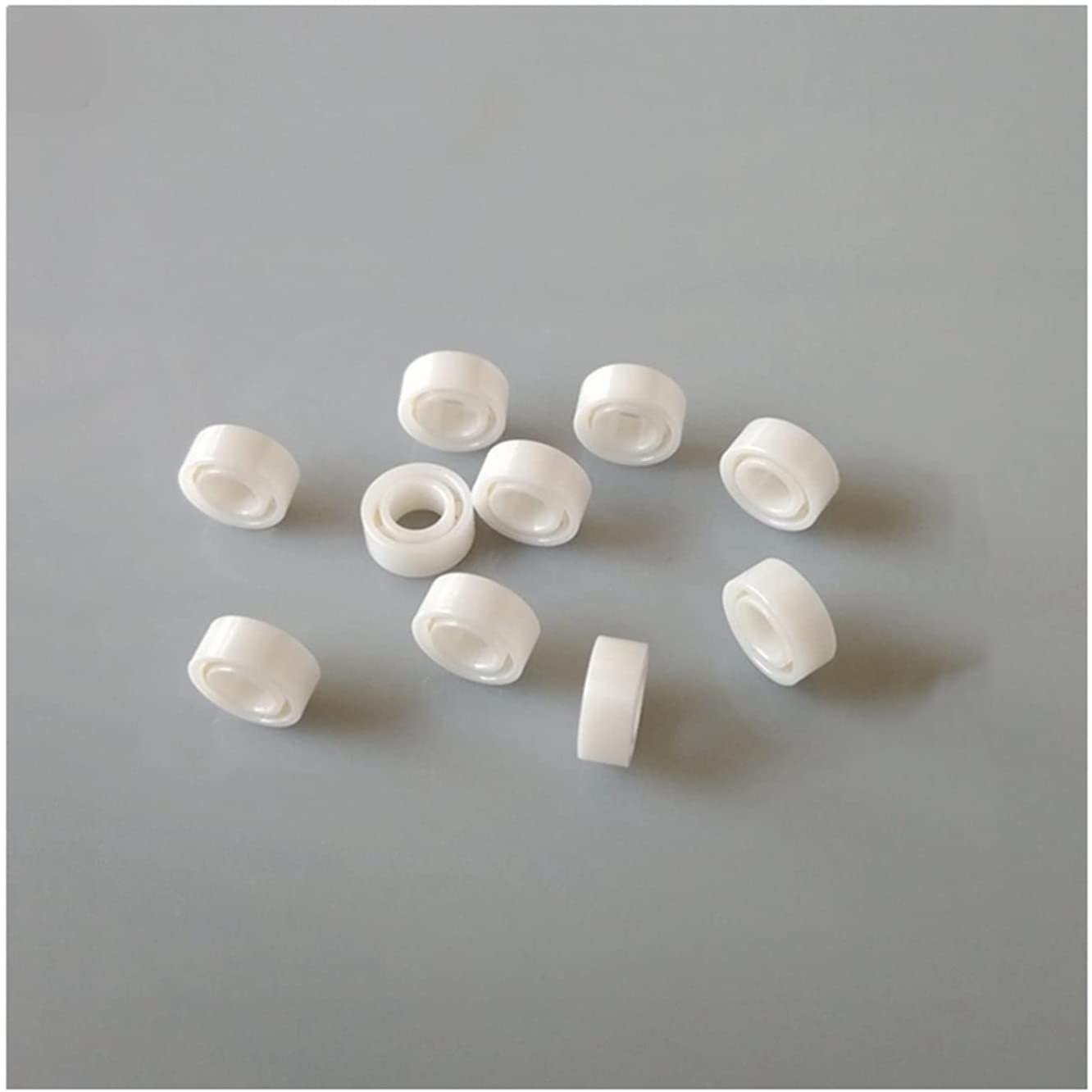 HYUJNAFZR 10Pcs MR63 Open Bearings 3x6x2mm ABEC-9 Full Ceramic Bearing for Fishing Reel 3x6x2.5mm