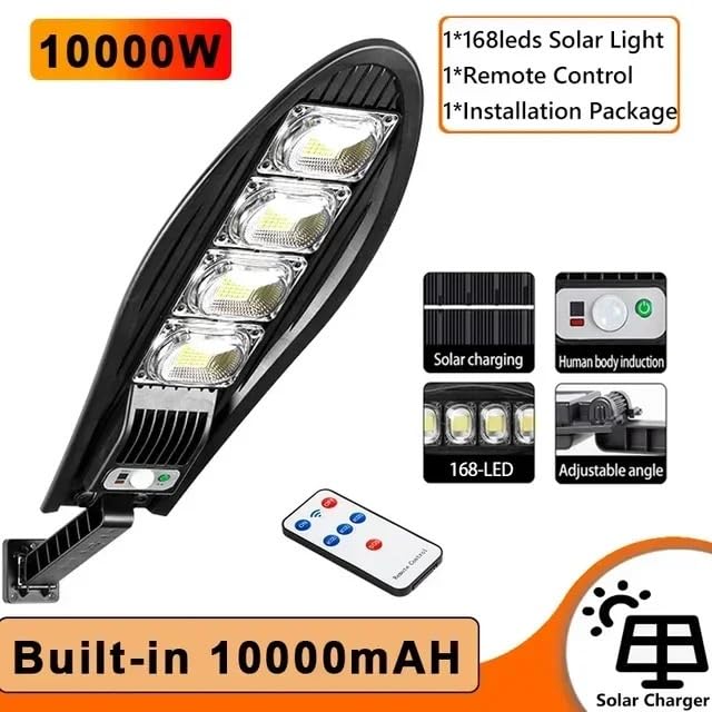 Reflektory zewnętrzne, Lampy solarne LED Zewnętrzna ogrodowa lampa uliczna z czujnikiem ruchu i pilotem wodoodpornym(W779B)