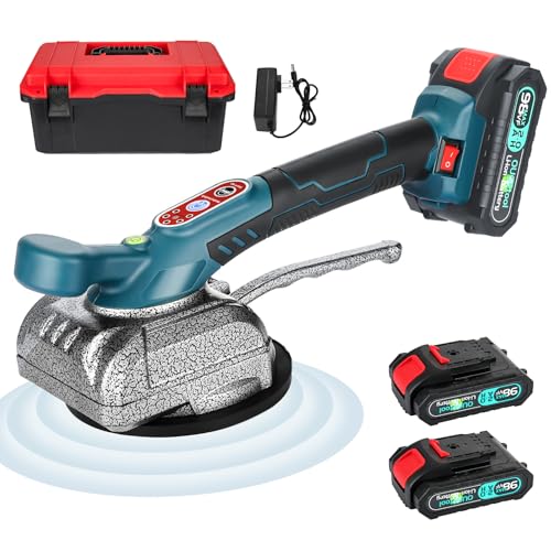 ANBULL Tile Vibrator Leveling Machine 5speed Adjustable Suction Cup Tile Tiler Hand-held Tile Tiling...
