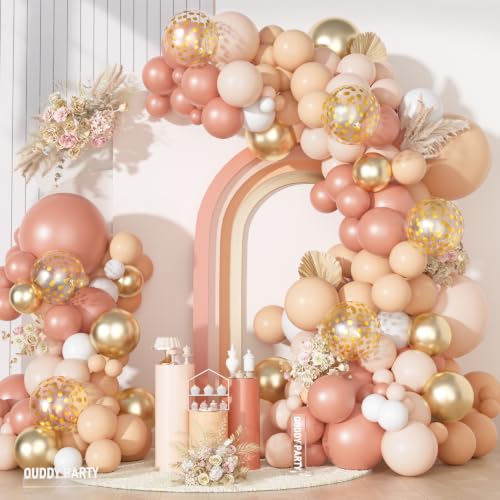 Ouddy Party Blush Balloons Arch Garland Kit 18 12 10 5 Inch