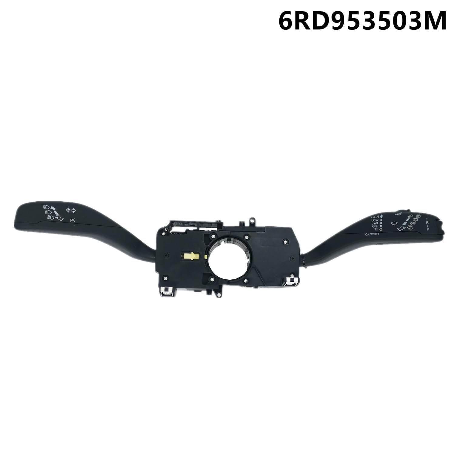 Interrupteur Commodo d’éclairage essuie-glace Commande Clignotants Colonne Direction Convient pour VW Polo 6R 2011-2017 Skoda Fabia 2008-2014 6RD953503M