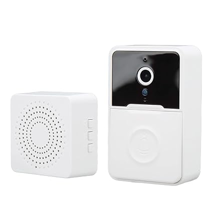 Adium Video Doorbell Camera, Adjustable Volume Smart Video Doorbell Voice Change for Home