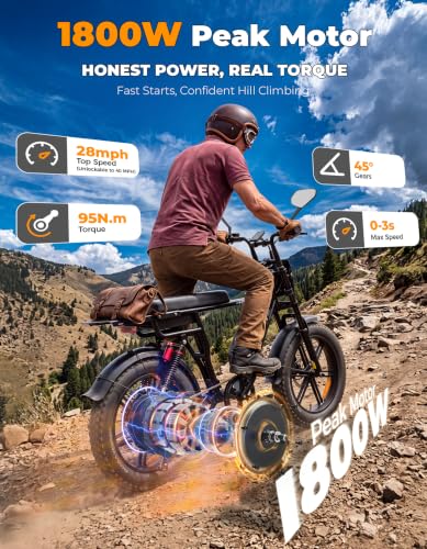 Heybike Saturn Electric Bike for Adults, 52V Removable Battery, Fat Tire - image 4