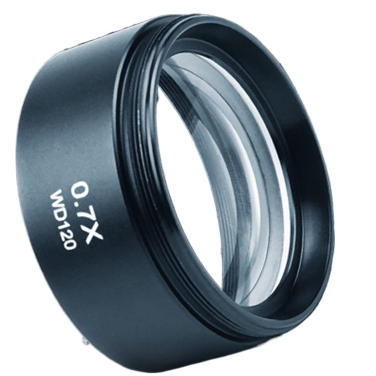 Microscope 0.5X 0.7X Trinocular Microscope Binocular Microscope with Mounting Thread(0.7X)