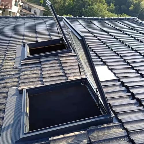 Wielokątne aluminiowe okno dachowe na poddaszu - energooszczędny wentylator do piwnic i fabryk - łatwa instalacja światła dziennego Solut