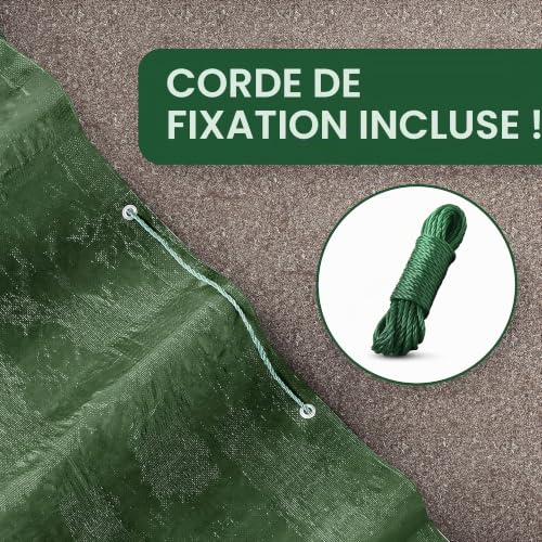 Bâche extérieur extra imperméable 2x3m avec protection tout temps renforcée - 5