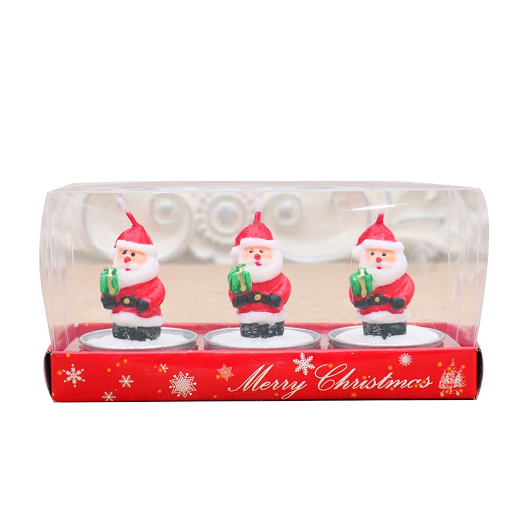 Tsophreniq Christmas Decorations Hotel Restaurant Scene Layout Painted Candles Christmas Decorations Atmosphere Props Best Candles for Home