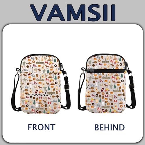 VAMSII Canada Travel Crossbody Bag Canada Souvenir Gifts Canada Travel Merchandise Gift3