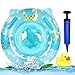 MHwan Flotadores para Bebés con Asiento, Flotador bebé, Carton Elephant Flotador de Piscina para bebés Asiento de Anillo con Asas de Seguridad para Nadar Juguete de Pato con Bomba Manual, 3 Piezas