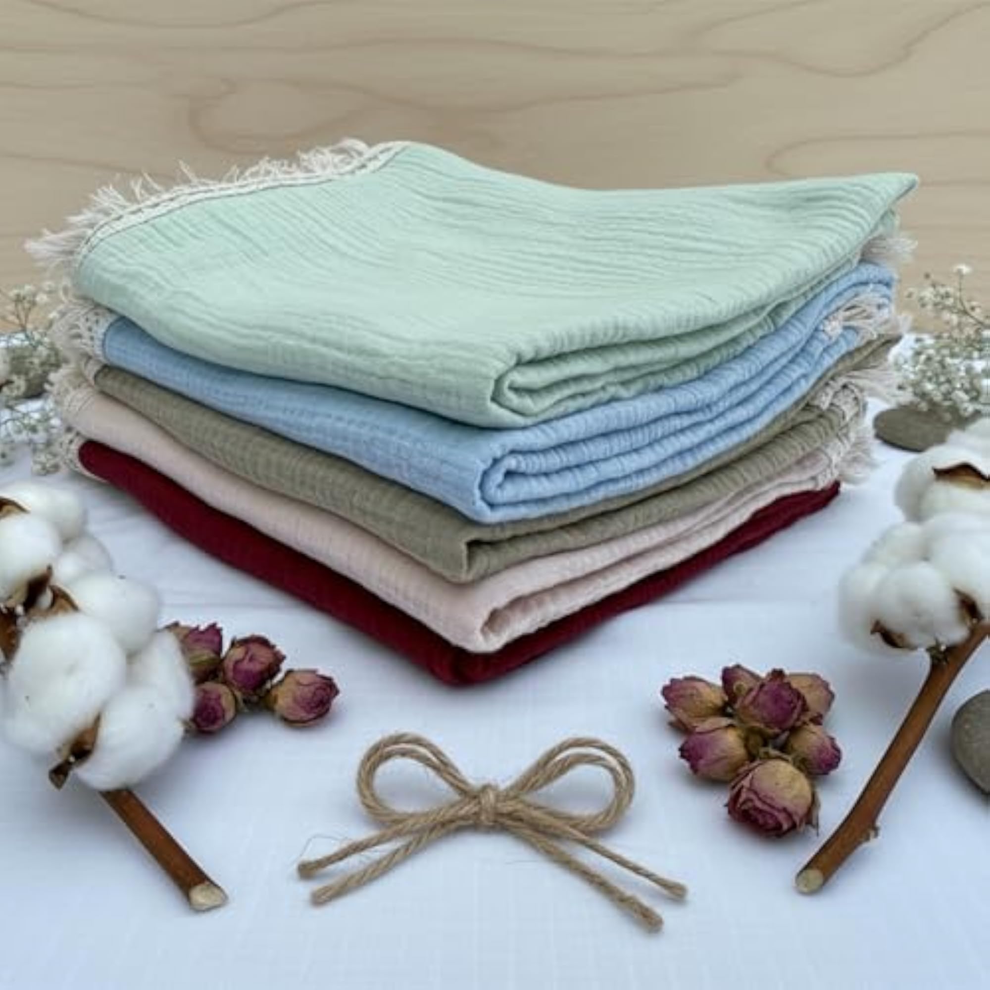 Muslin Baby Swaddle Blanket Set (Pack of 2)