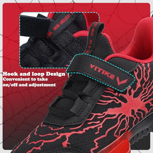 Image of VITUOFLY Boys Girls Sneakers Kids Mesh Lightweight Running Tennis Shoes