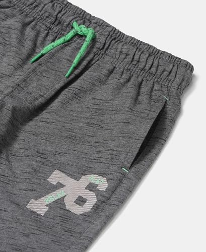Image of Jockey AB10 Boys Super Combed Cotton Rich Graphic Printed Joggers with Elasticated Hem
