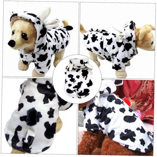 Disfraz de vaca para perro tamaño XS miniatura 3