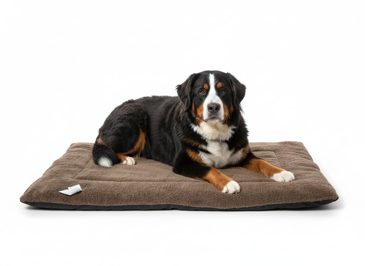 MH Home Dog Bed, Pet Cat Beds Cushion Mattress, Soft Warm Dog Mat Pad For Dogs (Extra Large 80 x 120 cm, Decker)