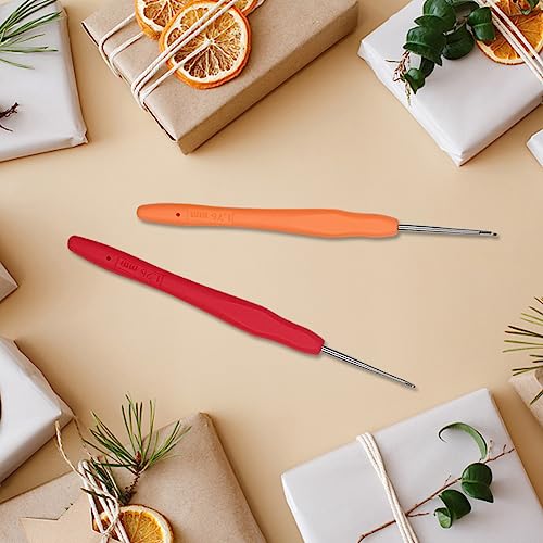 Image of QLRFFLJOY 1.5mm Crochet Hook Small Size Crochet Hooks Lace Crochet Needle Embroidery Thread Knitting Weaving Tool DIY Lace Yarn Crochet Needles (1.5 mm)