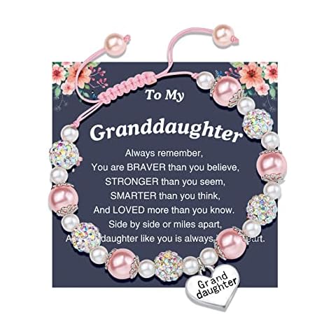 Granddaughter Charm Bracelet for Girls Cover