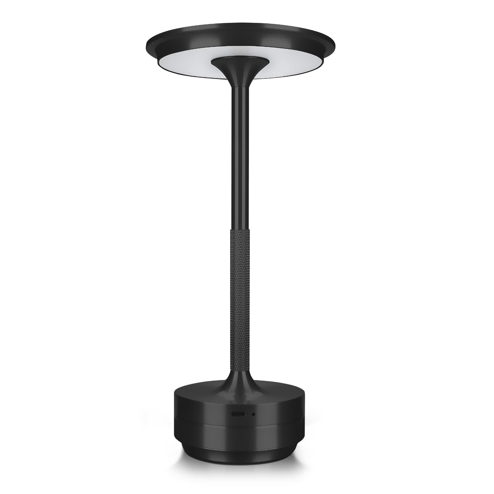 Lampe De Table LED Sans Fil Tactile – 3 Températures De Couleur | Batterie 1800mAh | Design Métal Rond Or - 12