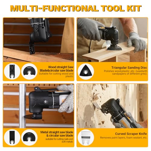 DEKOPRO Oscillating Multitool Kit