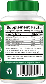 PRETANT-Growth Capsules to Grow Taller - Height Increase Maximizer with Calcium for Bone Strength -Natural Get Taller Supplement - Dietary Edible Healthcare Fitness