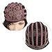 Auflaund Fashion Bob Middle Length Straight Layered Brown Hair Wigs for Women Cosplay + Wig Cap