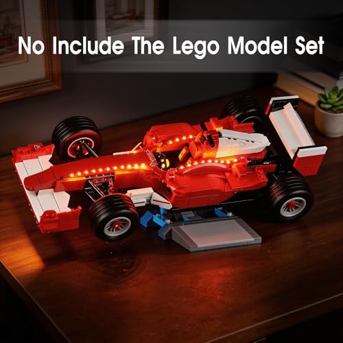 Image of LED Light Kit Compatible with Lego F2004 & Michael Schumacher 11375 Set, Light Kit for Lego 11375 Building Blocks Model, Not Included The Model Set