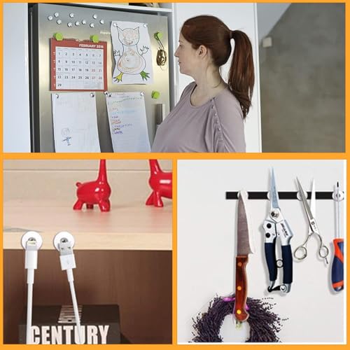 Delaga 100 Stück Magnete Extra Stark 8x3mm, Kleine Magnete Stark Rund, Mini Magnet stark für magnettafel, Kühlschrank, DIY, Pinnwand, Handwerk Whiteboard, Büro