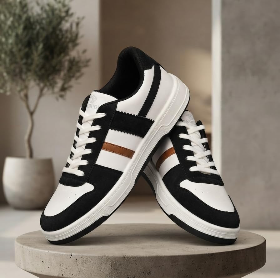 Image of Men's Stylish Daily Use Canvas Sports Shoes