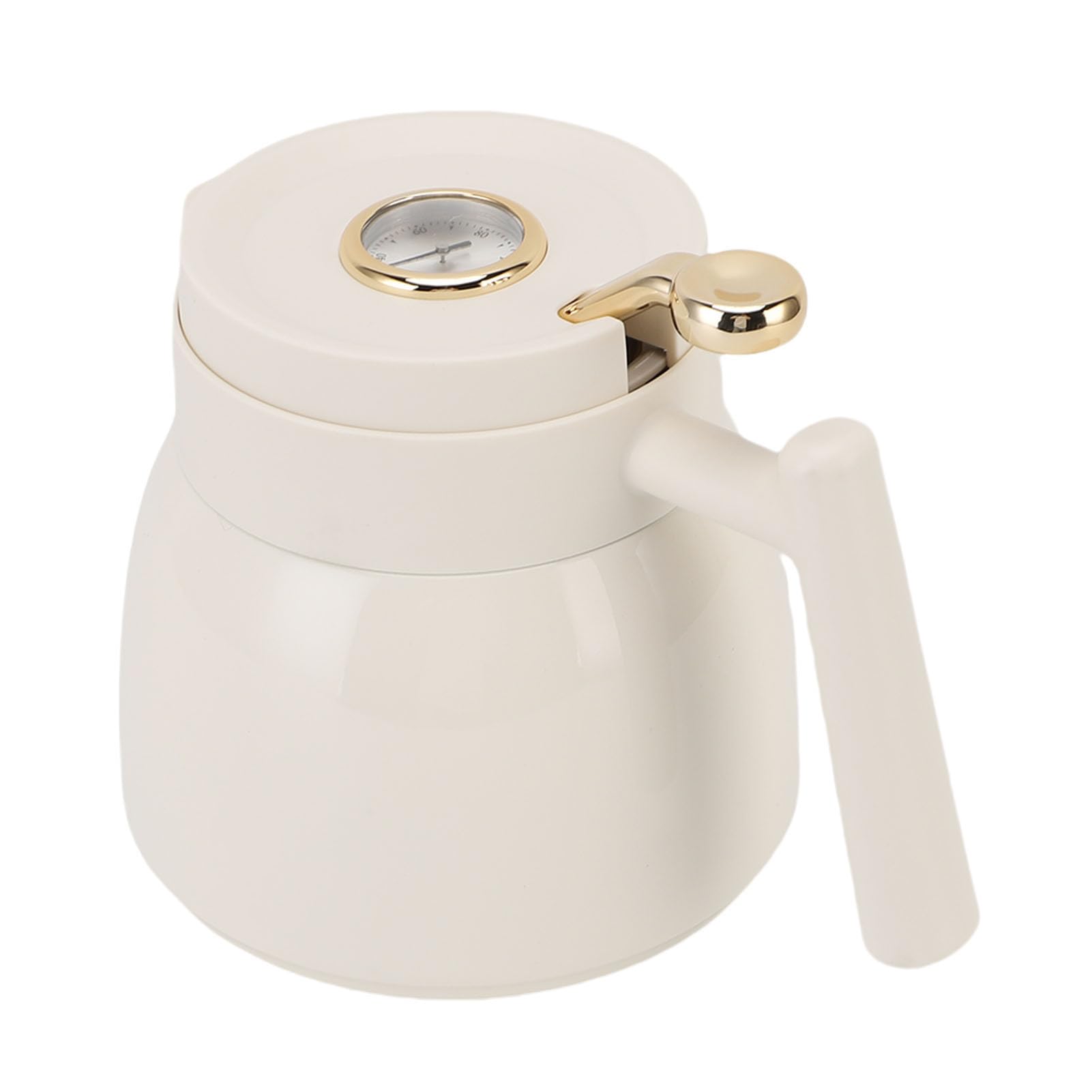 BRRNOO Teiera Termica 880ml con Display Meccanico della Temperatura, per