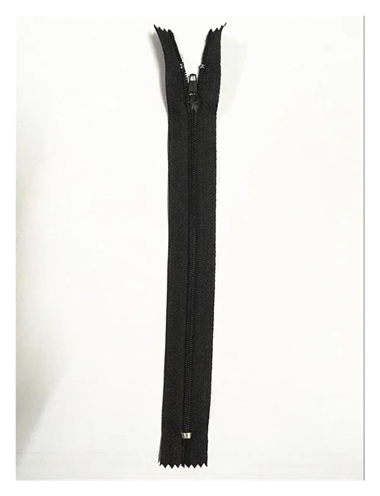 Zamki błyskawiczne 100 szt. zamknięty koniec nylonowe zamki błyskawiczne krawieckie rzemiosło krawieckie (3-40 cali) 7,5-100 cm/szary/6,125