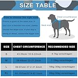 Voarge Dog Harness Large Dog No Pull Pet Harness with 2 Leash Clips, Reflective Strips, No-Choke with Easy Control Handle for Training or Walking, Medium Large Dog Vest Harness, Red, L - Image 4