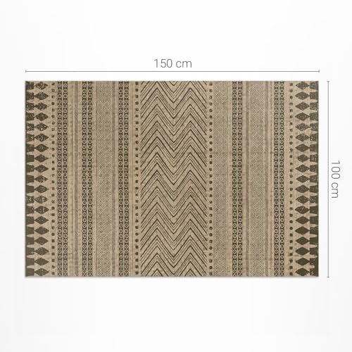 Tapis extérieur imperméable 100x150 cm résistant aux intempéries de jardin - 4