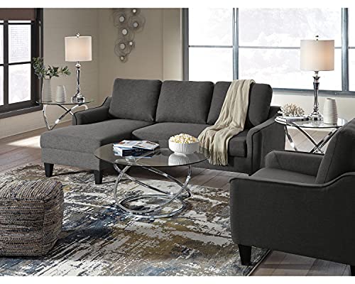 Signature Design by Ashley Hollynyx Contemporary 3-Piece Set-Includes Cocktail Two End Tables, 0, Chrome