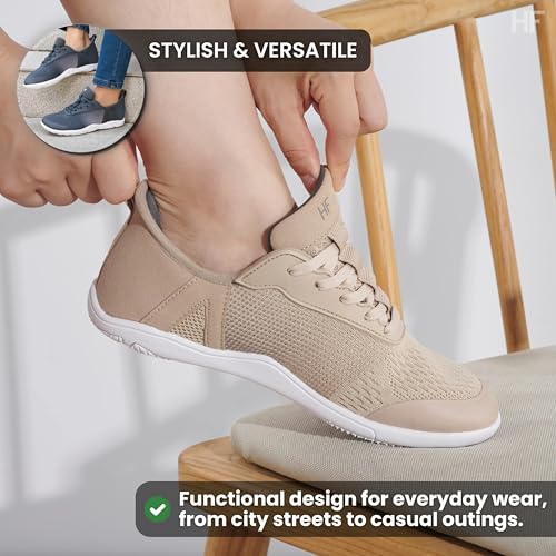 Image of Hike Footwear HF Stride - Hands-Off & Ergonomic Barefoot Shoes for Women Men, Thin Sole & Ultra-Light, Effortless Daily Wear Unisex