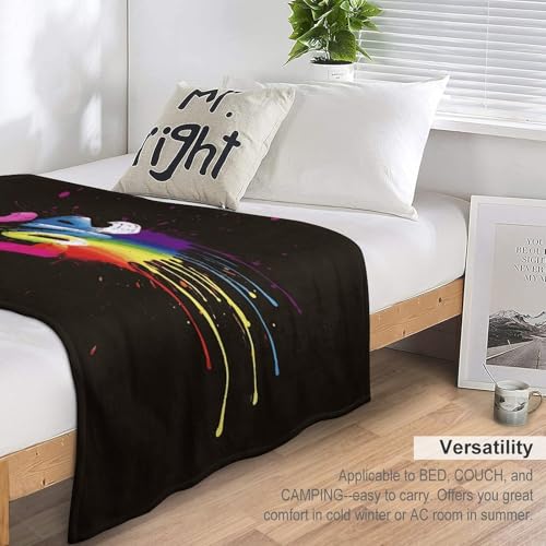 Couverture en flanelle moelleuse et légère quatre saisons