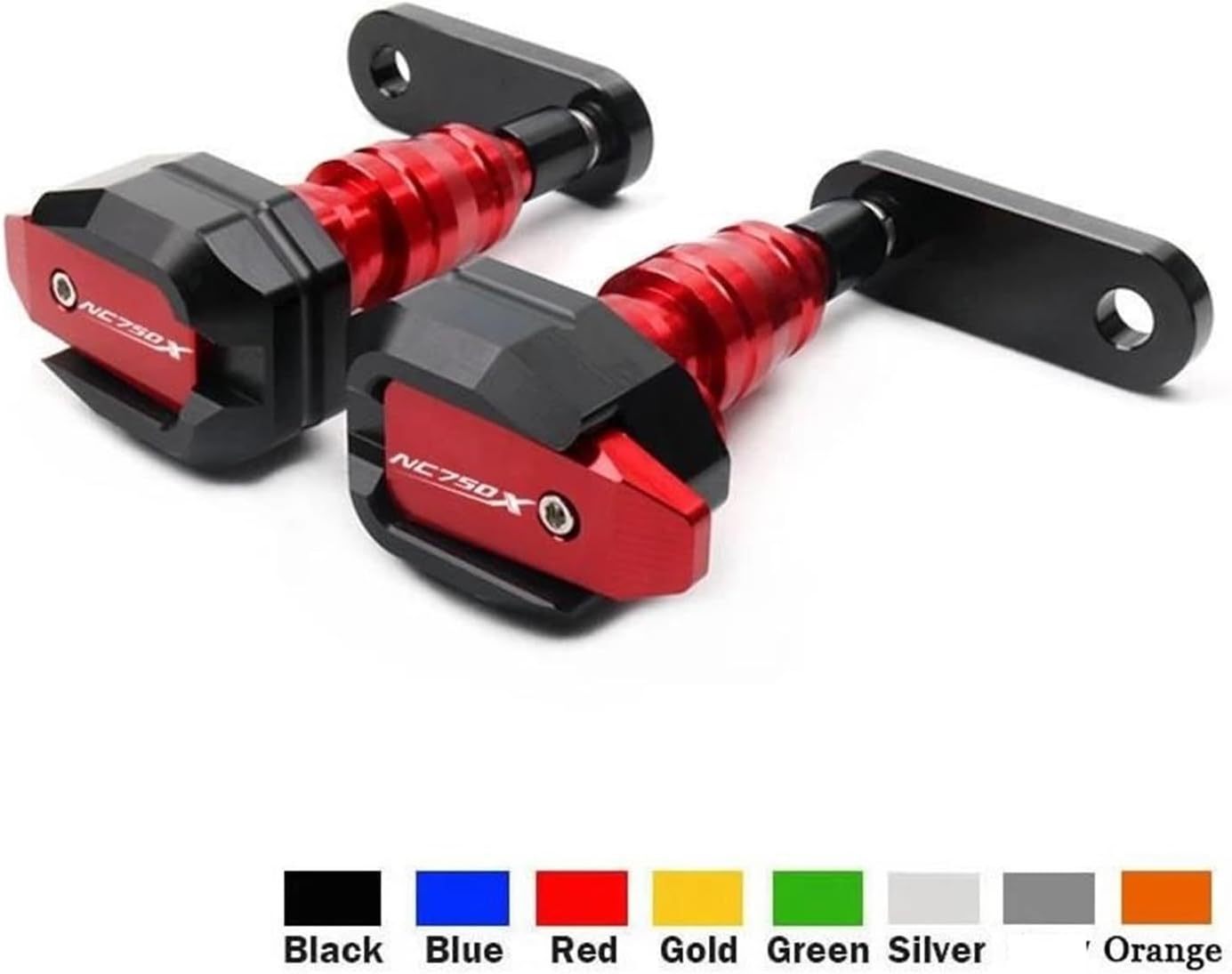 Falling Crash Protector Motorcycle Falling Protection Frame Slider Fairing Guard Anti Crash Pad Protector For HONDA NC750X NC750S NC 750X 750S Upgrade accessories(NC750S Red)