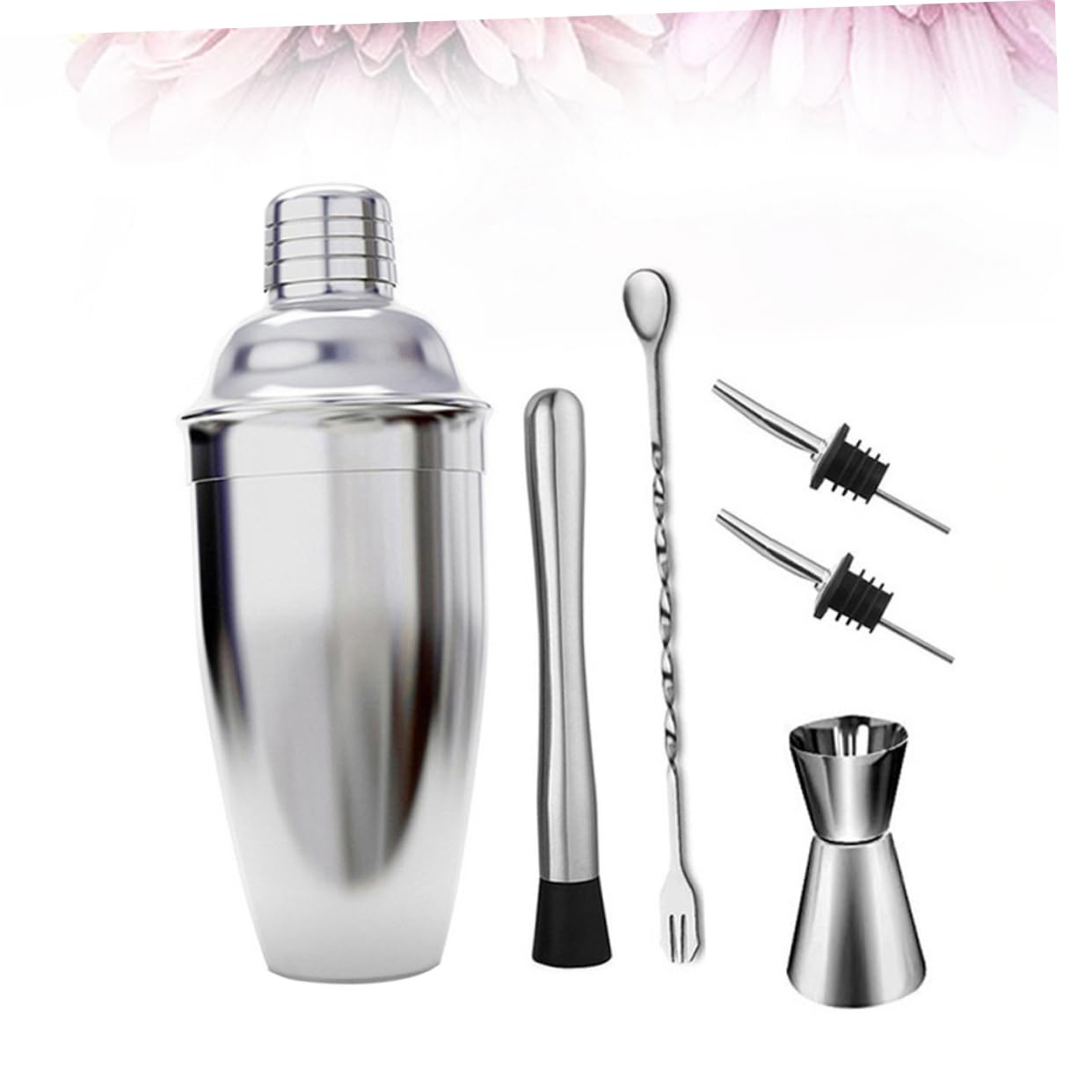 COLLBATH 6pc Cocktail Stand Mixer Bar Werkzeuge Edelstahl Bar Wein Shaker