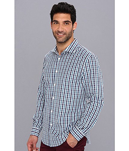 Perry Ellis Men's Long Sleeve Cut Away Collar Shirt
