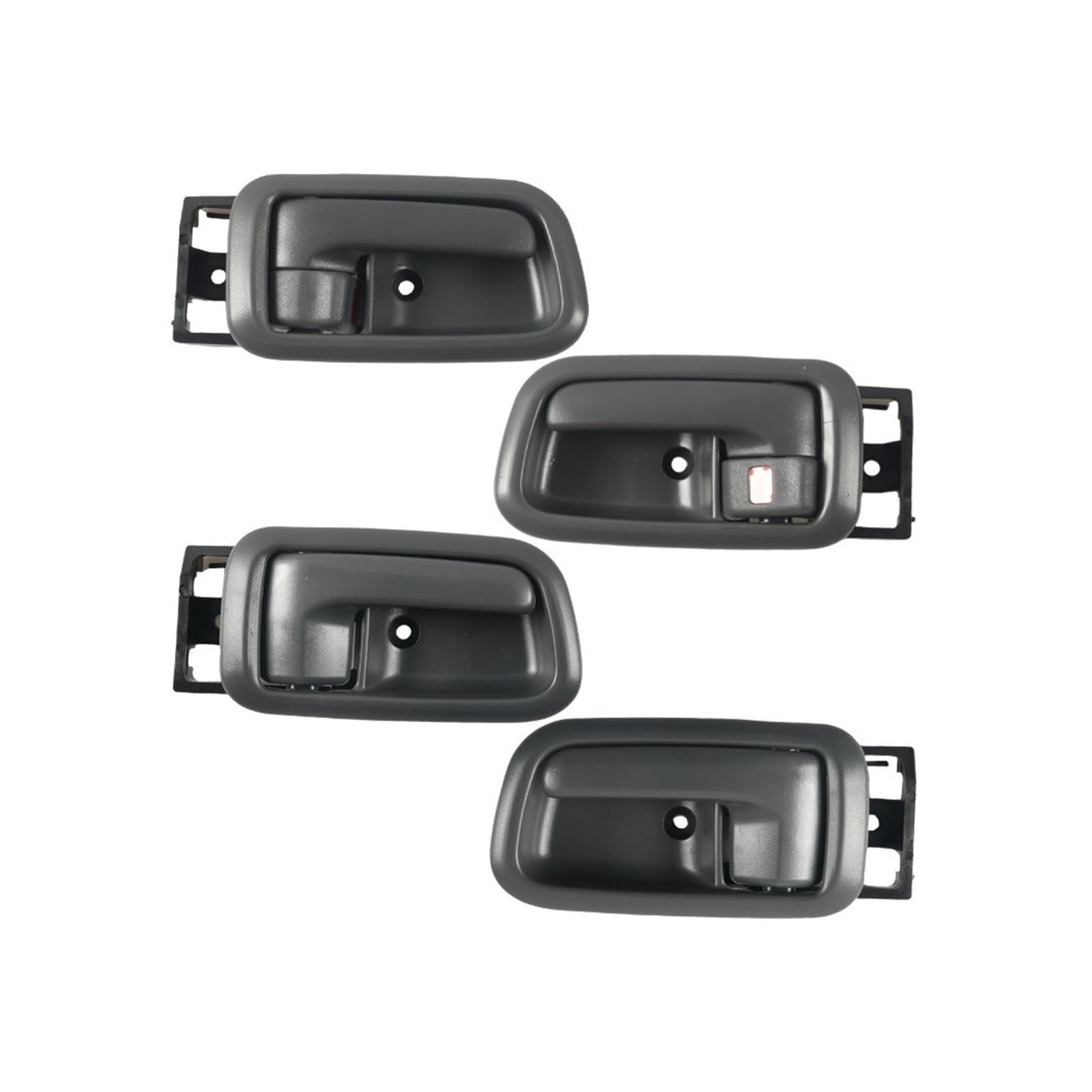 Fpcdhxsp 1Set Gray Inner Door Pull Handle Trim Cover For Toyota For Tundra 2000-2006 For Sequoia 2001-2007 4Piece/Set 69205-0C010 69206-0C010 69207-0C010 69208-0C010 Interior Door Handle(1Set Gray)