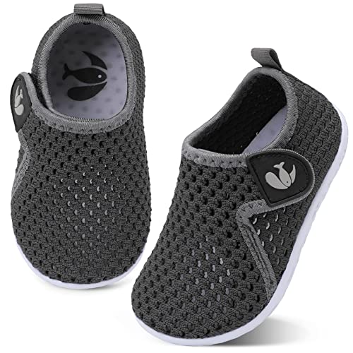Image of FEETCITY Boys Girls Water Shoes Kids Aqua Socks Quick Dry Barefoot for Beach Swimming Pool