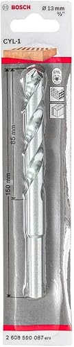 Bosch Cyl-1 Drill Bit for Concrete Ø13 X 85 X 150 Mm